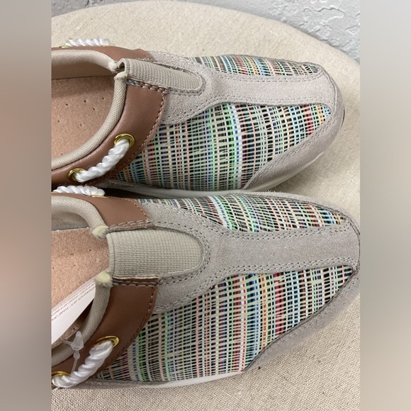 Easy Spirit Travelport Mule Sneaker Sports Clog in Natural Multi Size 6 - Picture 11 of 11